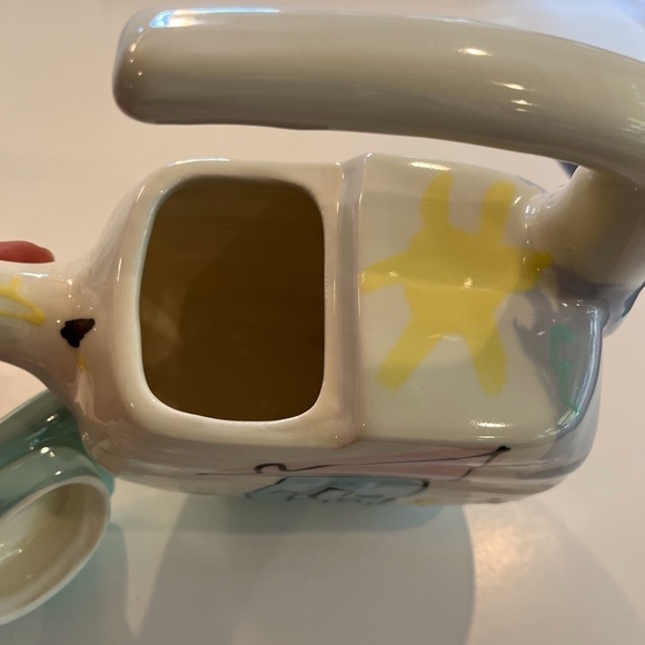 Handmade Pottery - “Time” For Tea. Clock, Teapot and 4 Cups - Picture 10 of 16